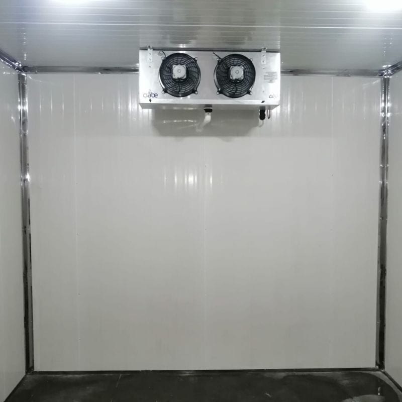 Ventilación para cuartos fríos